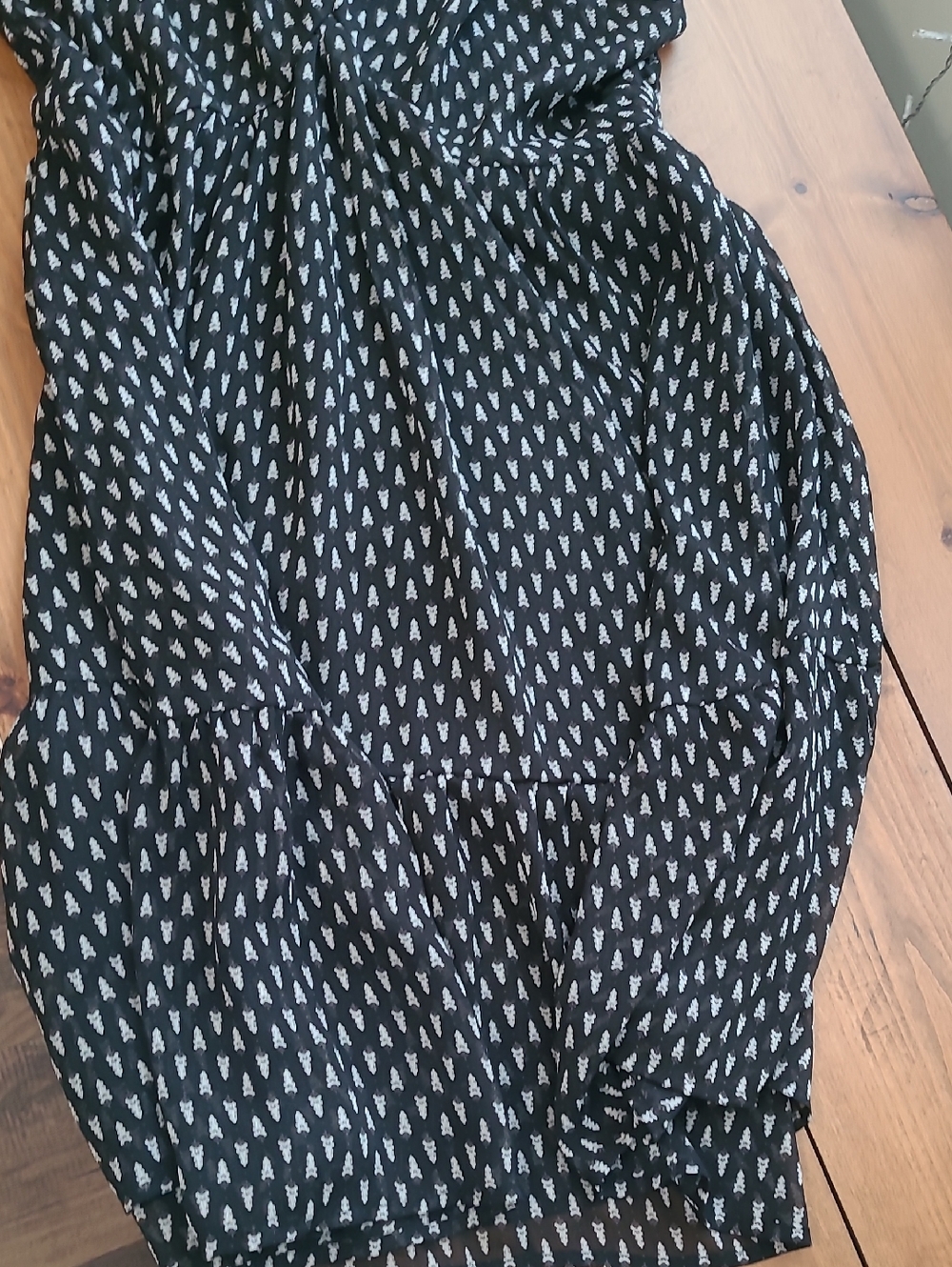 Magnolia Boutique Cross Front Halter Black Mini Dress - Medium - Picture 4 of 8